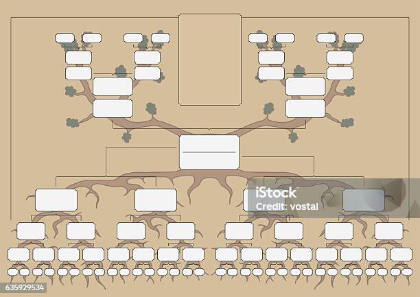 Lalbero Genealogico - Immagini vettoriali stock e altre immagini di Albero genealogico - Albero genealogico, Illustrazione, Albero