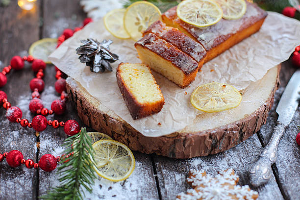 istock Variation of Christmas stollen with cookies 635941696