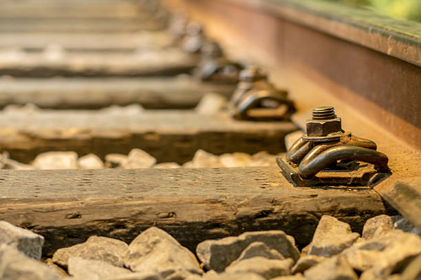 istock sleepers of railway track 635942646