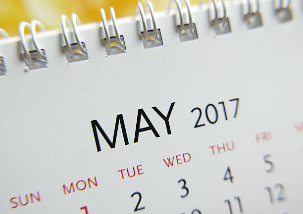 istock Close up calendar of May 2017 635944458