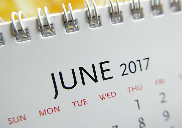 istock Close up calendar of June 2017 635944520