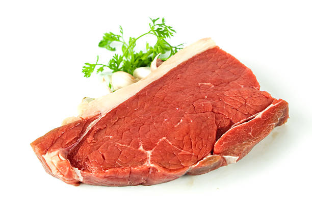 istock Slice fresh sirloin beef preparation for cooking 635947994