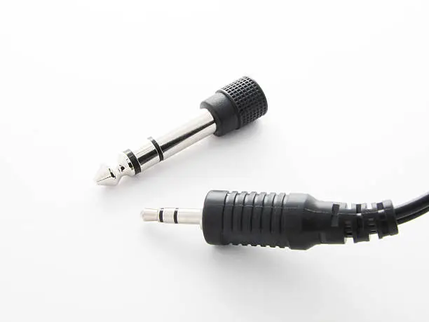 Photo of adapter for audio connection of different devices