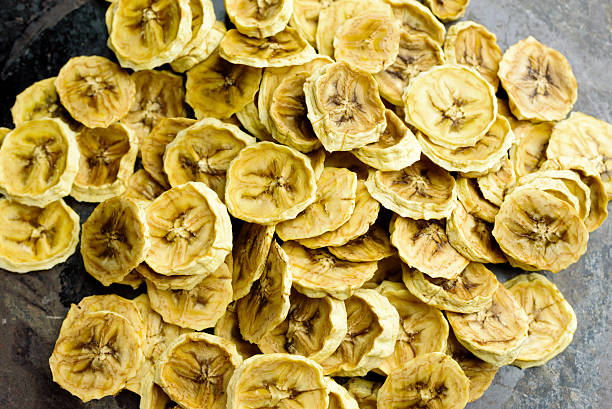 istock Dehydrated banana slices 635950692