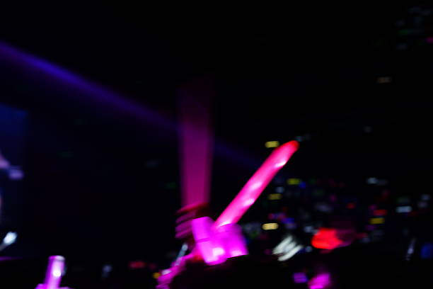 istock Defocused entertainment concert lighting on stage 635954136