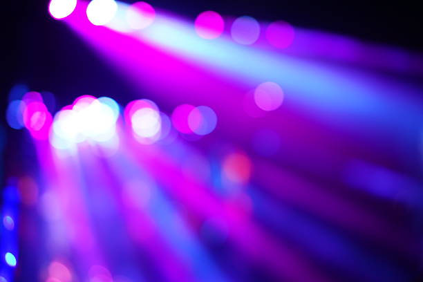 istock Defocused entertainment concert lighting on stage 635956970