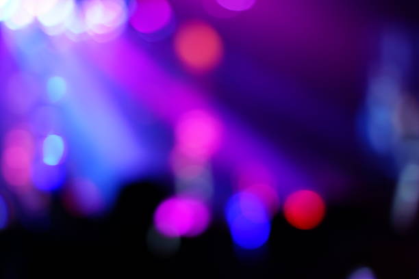 istock Defocused entertainment concert lighting on stage 635958524