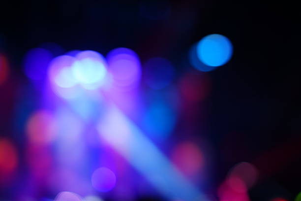 istock Defocused entertainment concert lighting on stage 635959888