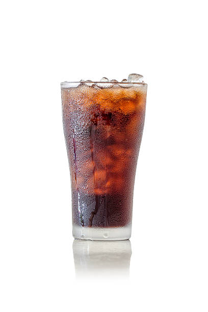 istock Cola soda in glass with ice 635963988