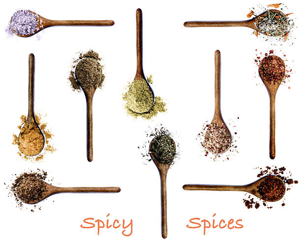 istock Collection of Spices with Inscription 635966162