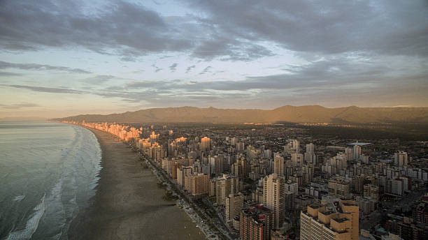 istock Sunrise on big beach 635966602