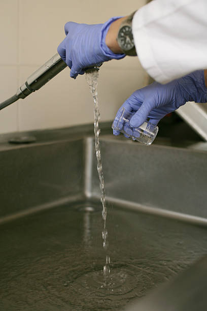 istock Hands washing medical tube 635970552