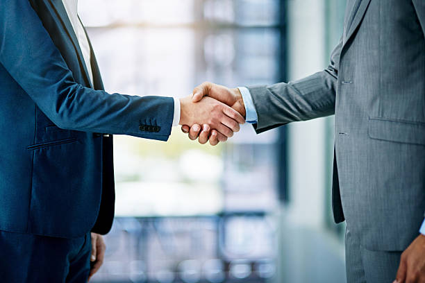 istock Business made stronger through a new partnership 635974432