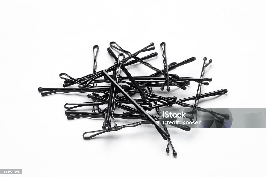 Black Metal Hair Clips Stock Photo - Download Image Now - Hairpin, Human  Hair, Hair Clip - iStock