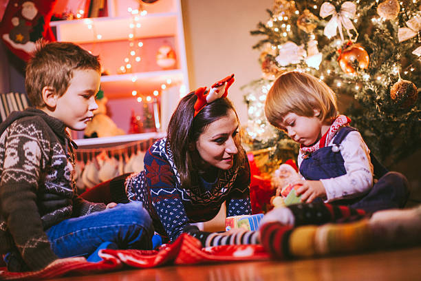istock Younger Brother Get His Christmas Presents First 635975068