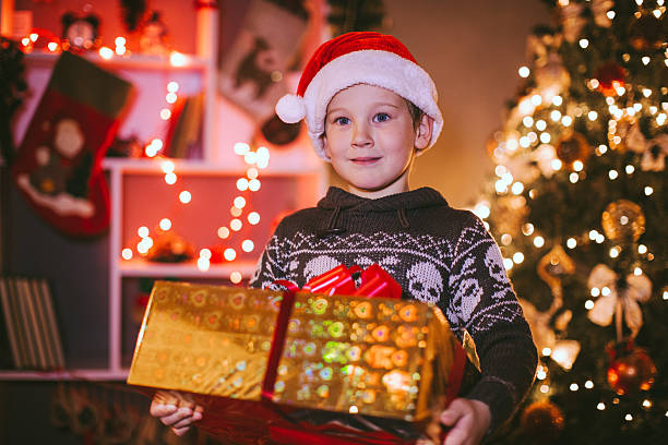 istock Santa Brought Me Big Gift This Year 635975196