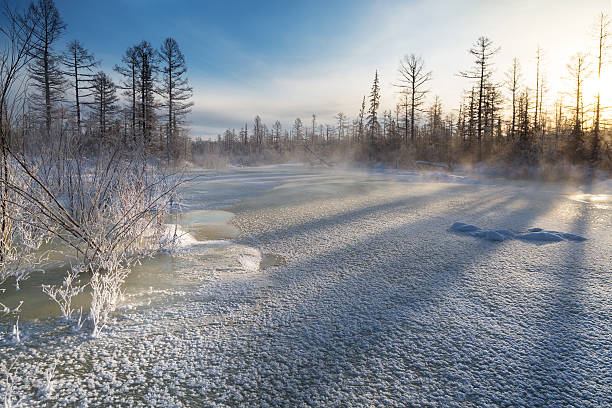 istock ice crust on the creek 635977838