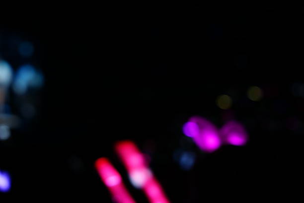 istock Defocused entertainment concert lighting on stage 635978876