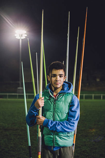 istock Portrait of Javelin Athlete 635979058