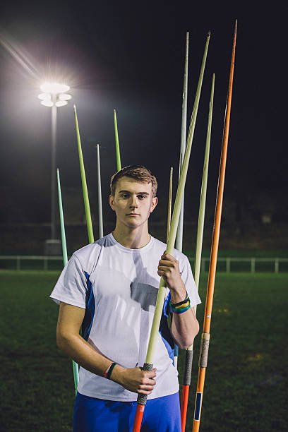 Portrait of Javelin Athlete