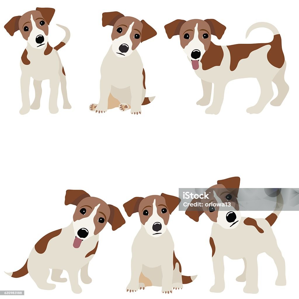 Jack Russell Terrier. Vector Illustration of a dog Jack Russell Terrier. Vector Illustration of a dog. Jack Russell Terrier stock vector