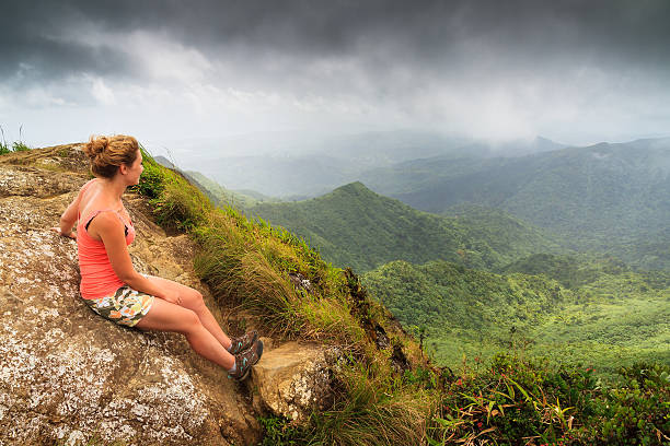 istock Woman view El Yunque 635984210