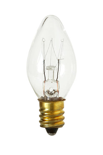 istock Cone Shape Incandescent Lamp isolated on white background clipping path 635988350