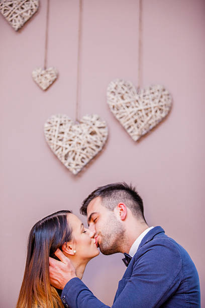 istock Young Happy Couple Kissing 635989366