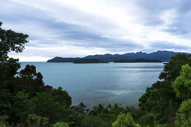 View to Islands stock photo