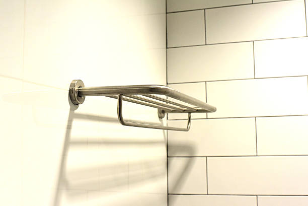 istock Stainless steel towel hanger 635992436