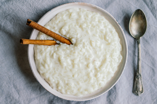 Rice Pudding, Rice - Food Staple, Breakfast, Cream, Dairy Product