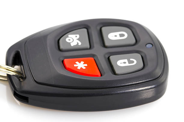 istock remote control for cars on a white background 635994112