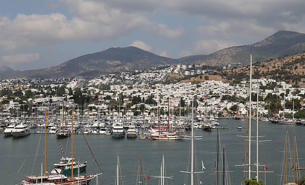 istock Bodrum Town in Mugla City, Turkey 635997666