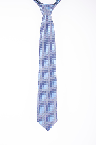 silk tie on a white background closeup