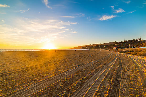 istock sun shining over Malibu at sunset 636009492
