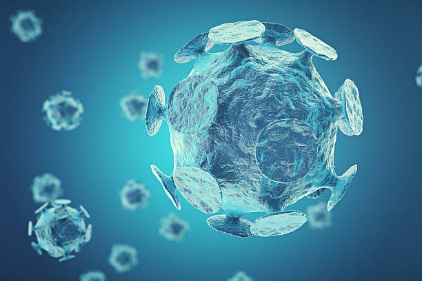 istock rendering, Hepatitis, H1N1, HIV, FLU, AIDS viruses abstract background. 636009742