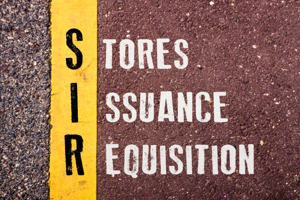 istock STORES ISSUANCE REQUISITION words concept 636017572
