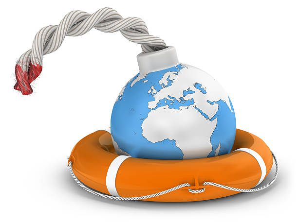istock Help in Danger for Europe and Africa 636019614