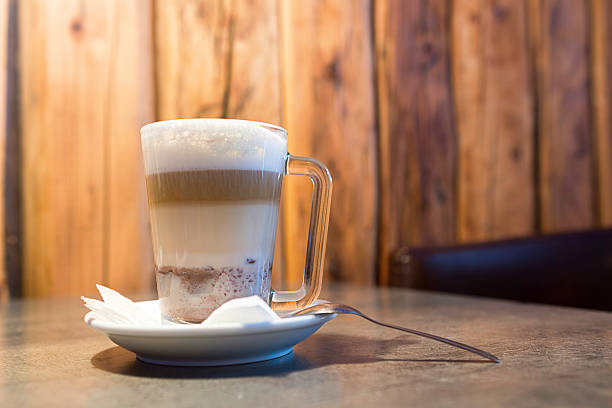 istock Coffee mocha on the table at the bar. 636019988