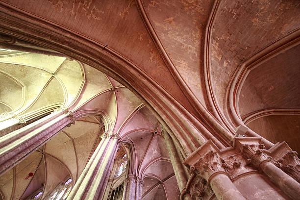 Medieval architecture in the Toledo Cathedral, Spain