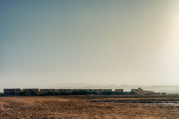 istock Desert landscape. Sahara landscapes an the sunset. 636020334