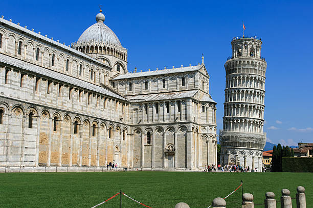 istock Pisa Cathedral and Leaning Tower, Piazza del Duomo, Pisa, Italy. 636026832
