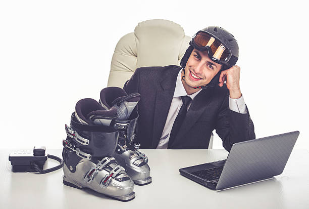 istock Businessman wants vacation 636029150
