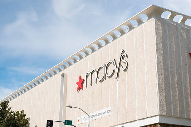 Macy's department store stock photo