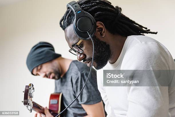 Artists Producing Music Stock Photo - Download Image Now - Adults Only, Artist, Arts Culture and Entertainment