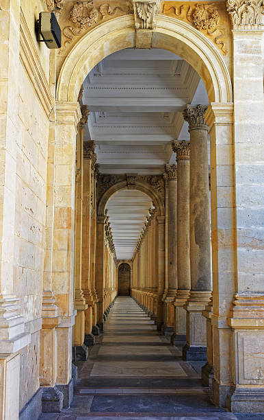 istock Hall in Mill Colonnade in Karlovy Vary Czech Republic 636035430