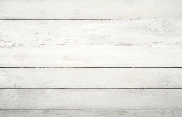 Wood white planks background stock photo