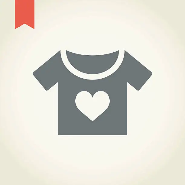Vector illustration of Shirt icon