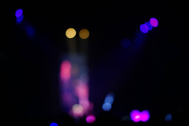 istock Defocused entertainment concert lighting on stage 636044294