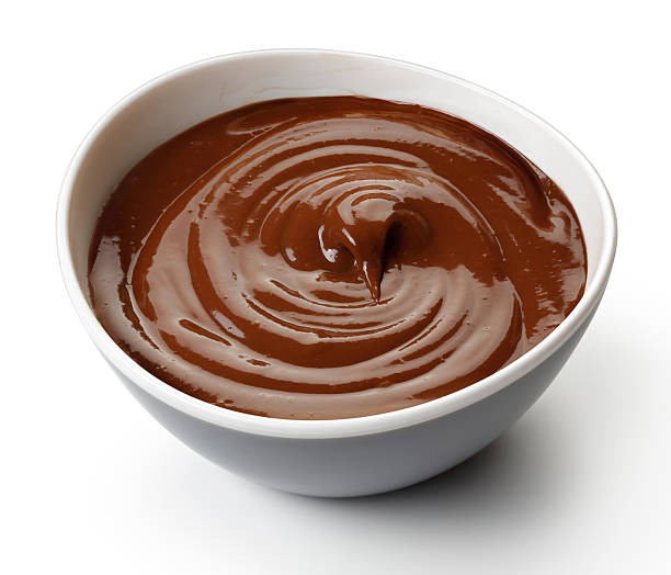 Chocolate Pudding stock photo